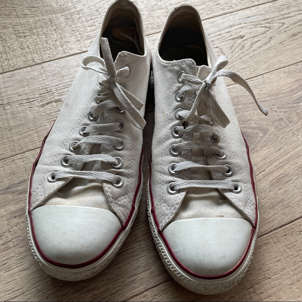 Converse All Stars Low Top Shoes Mens White Size 10